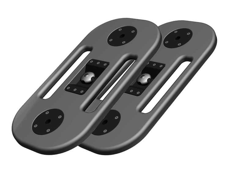 HK Audio DFP - Double flange plate 2 Trays M20 for LSUB-4000(A) 