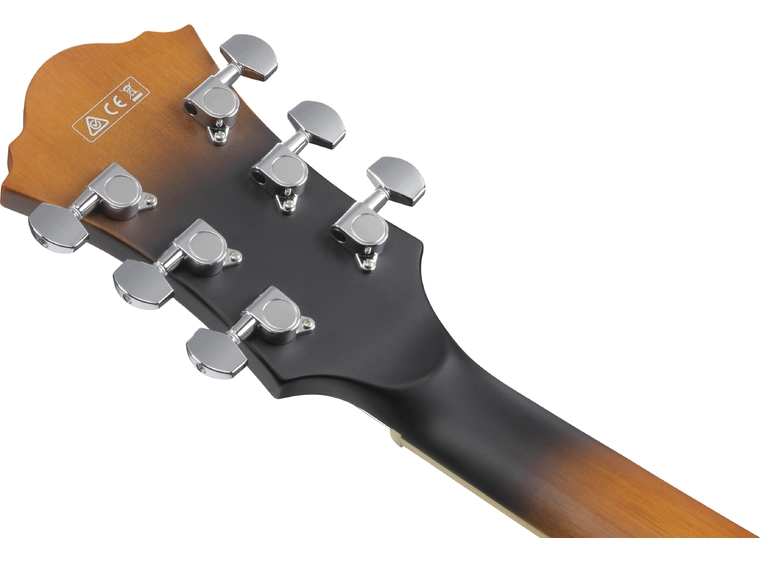 Ibanez AF55-TF Artcore Transparent Black Flar 