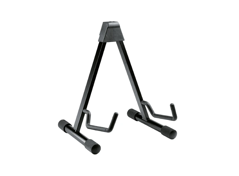 K&M 17541 Gitarstativ for akustisk gitar stål, Sort 