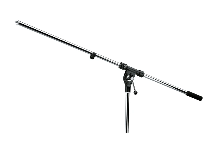 K&M 21100 Boom arm, Chrome one-piece with 3/8" thread, BL: 800 mm. 