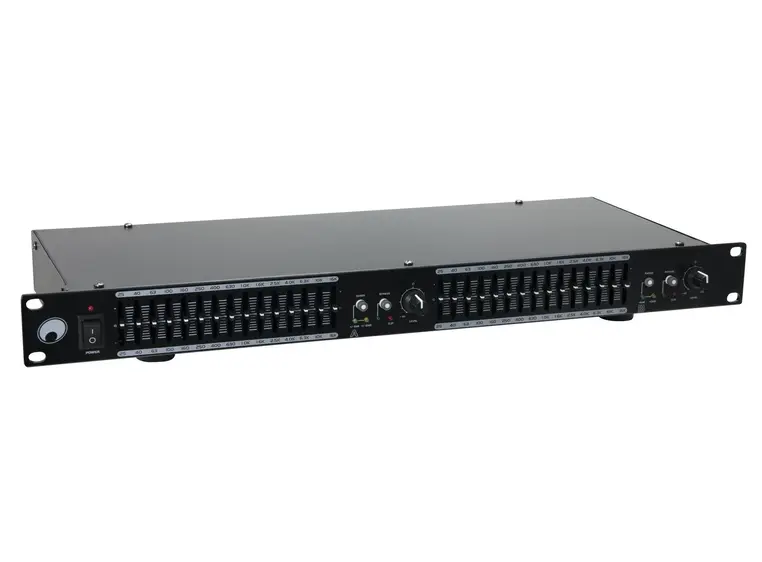 OMNITRONIC GEQ-2150 Equalizer 2x15-Band 