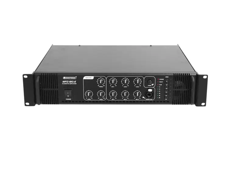 OMNITRONIC MPZ-180.6 PA Mixing Amplifier 