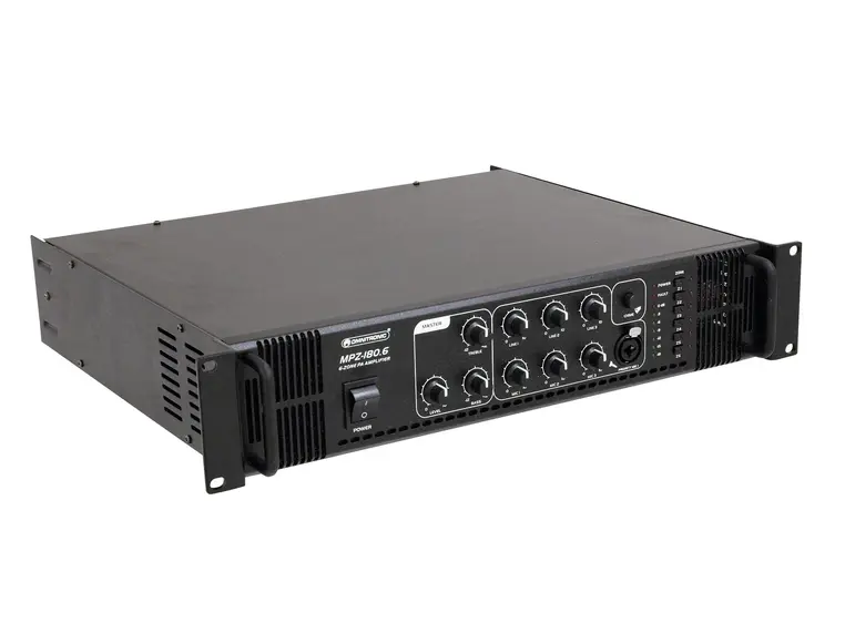 OMNITRONIC MPZ-180.6 PA Mixing Amplifier 