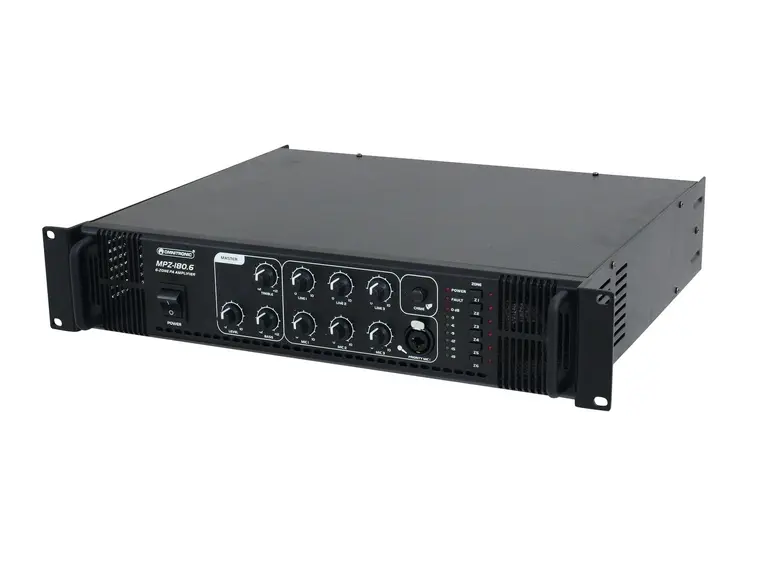 OMNITRONIC MPZ-180.6 PA Mixing Amplifier 