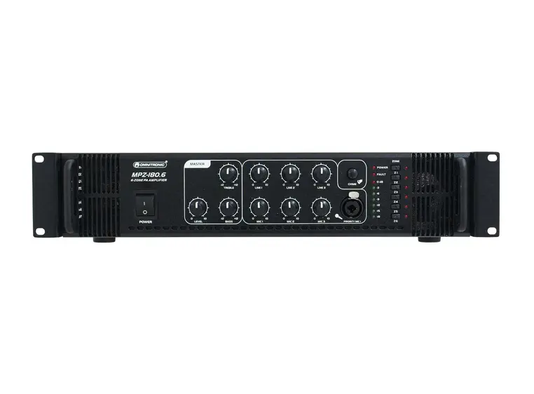 OMNITRONIC MPZ-180.6 PA Mixing Amplifier 