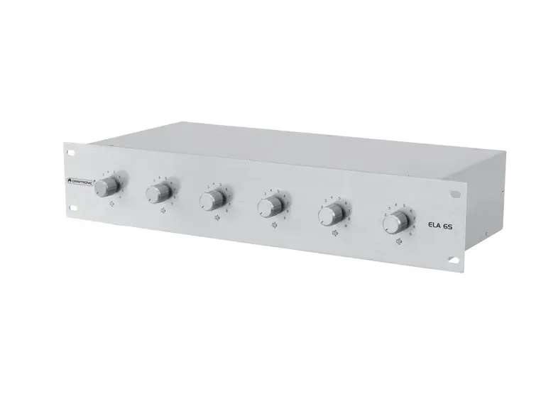 OMNITRONIC PA 6-zone stereo vol cont30W sil 