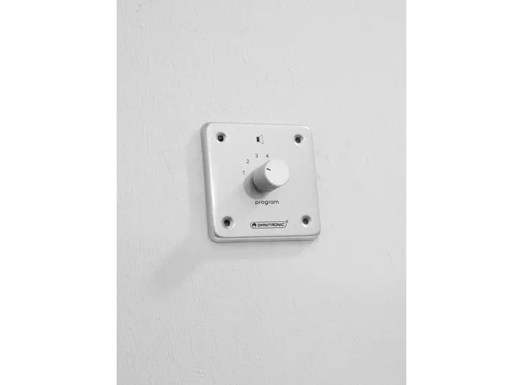 OMNITRONIC PA Program Selector mono sil 