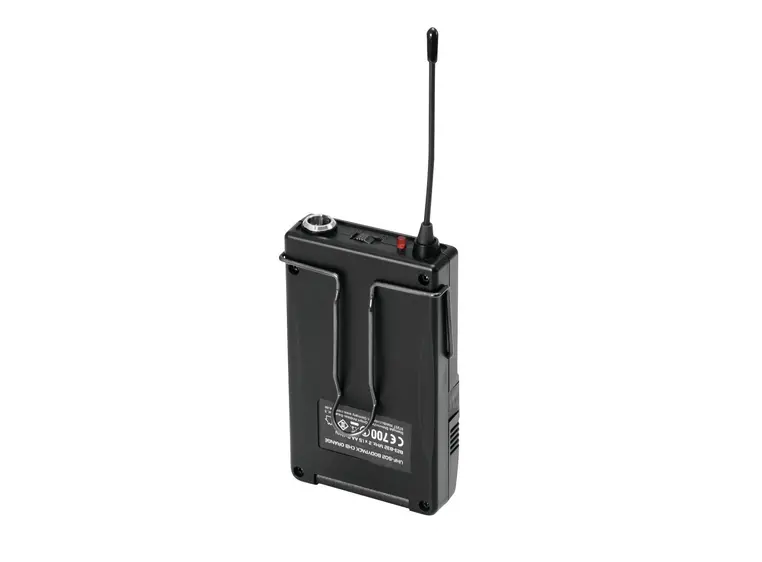 OMNITRONIC UHF-502 Bodypack incl. 823-832MHz Lavalier (CH B oran 