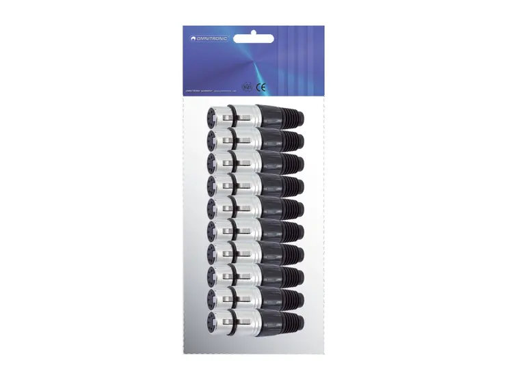 OMNITRONIC XLR socket 5pin bk 