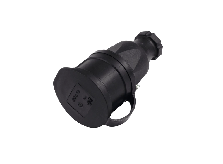 PC ELECTRIC Safety Connector Rubber Black/Blue 