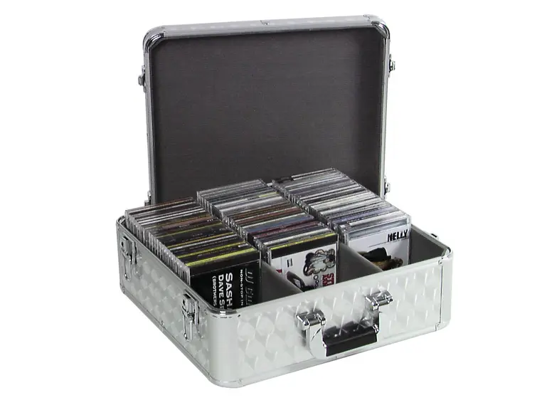 ROADINGER CD case ALU polished for 100 CDs 