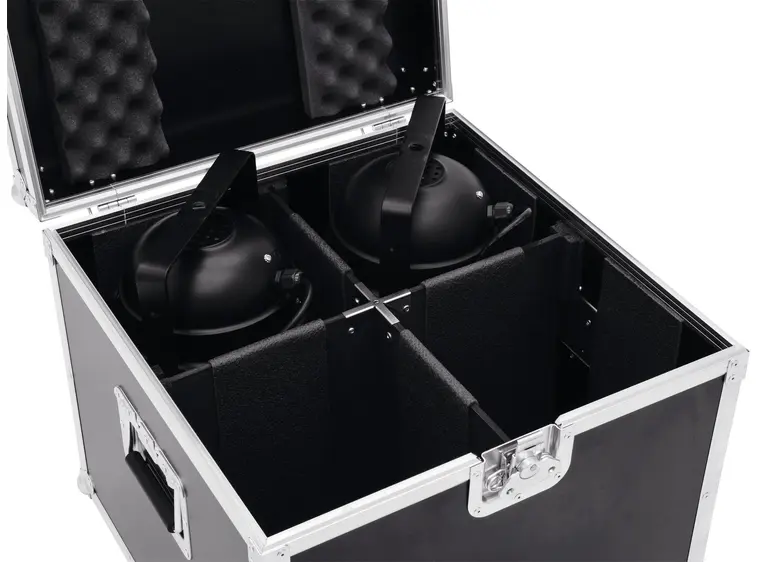 ROADINGER Flightcase 4x PAR-56 spot long 