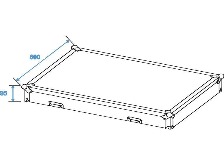 ROADINGER Universal drawer case ODS-1 wheels 