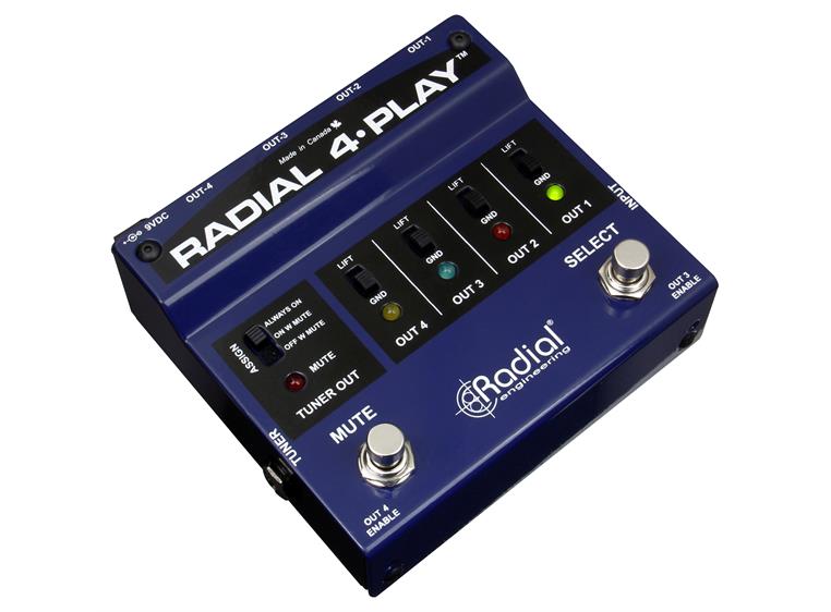 Radial 4-Play Multi Output DI Box