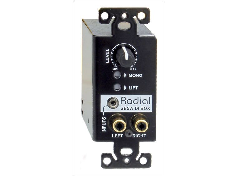 Radial SB-5W WallDI veggmontert passiv di-boks 