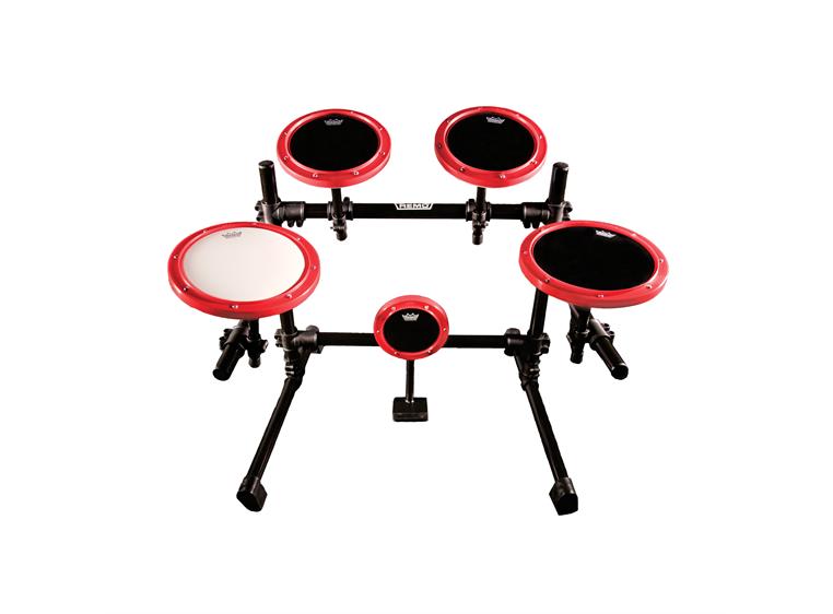 Remo RP-0202-58-PRACTICE PAD Set Modular Steel, 5 Pieces, Red