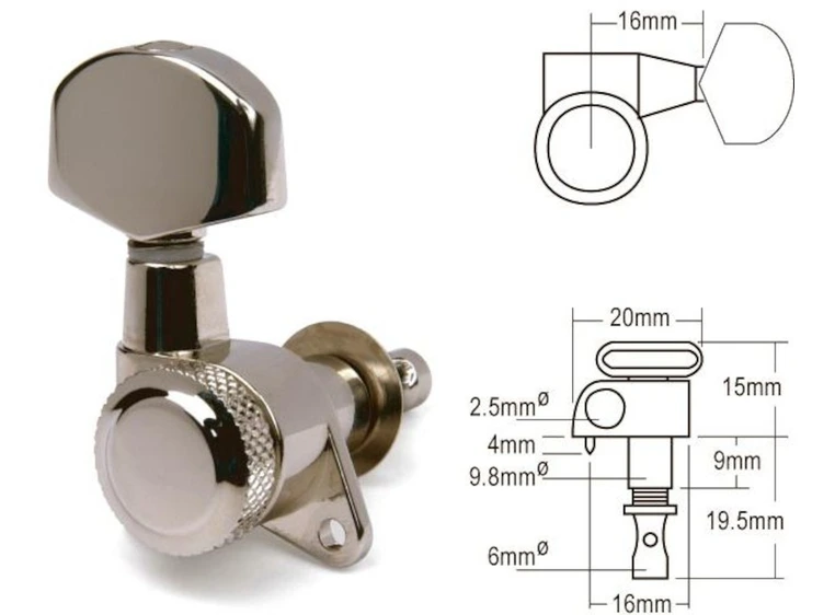 SCHALLER M6 LI Forkrommet 