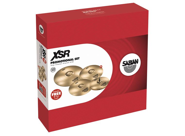 Sabian XSR Performance Set w/free 18" Brilliant Finish (Promotional) B20Bronze