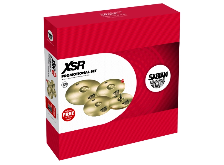 Sabian XSR Performance Set w/free 18" Brilliant Finish (Promotional) B20Bronze 