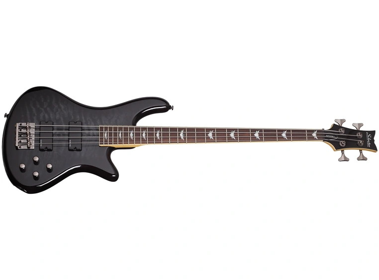 Schecter Stiletto Extreme-4 (STBLK) See-Through Black (2503) 
