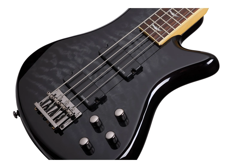 Schecter Stiletto Extreme-4 (STBLK) See-Through Black (2503) 