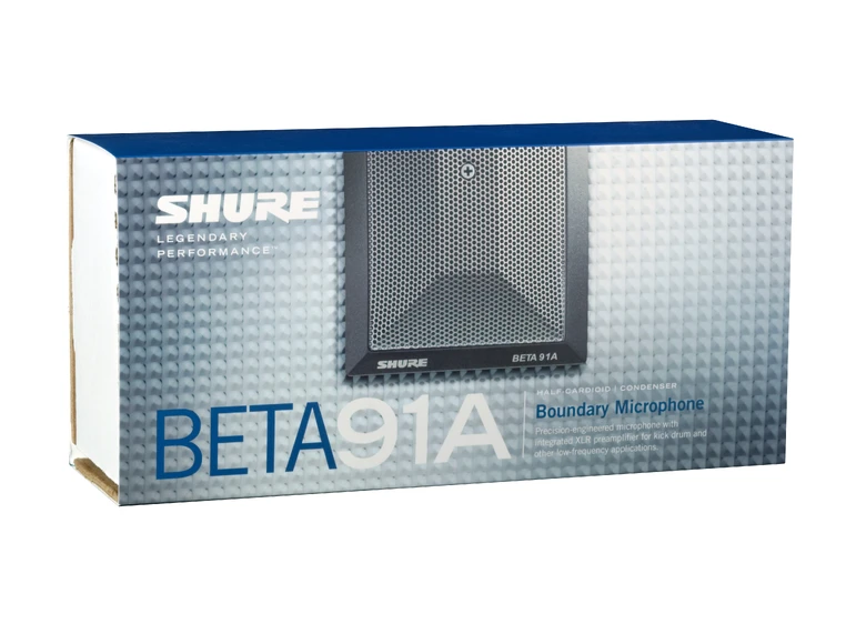 Shure Beta 91A Half-Cardioid Condenser Boundary Microphone 