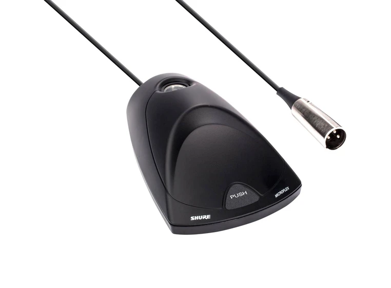 Shure MX400DP desktop base for MX405/410 Logic enabled for LED and mute control 