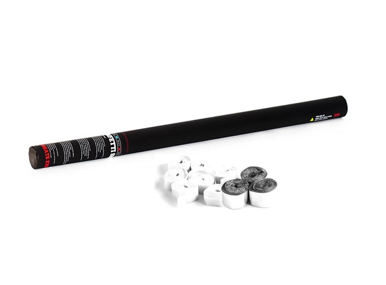 TCM FX Håndholdt Streamer kanon 80cm Hvit/Sølv 