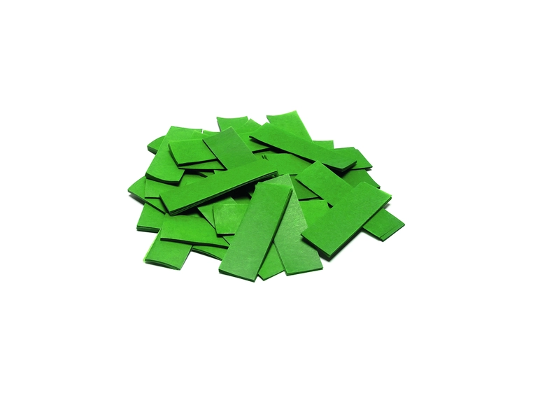 TCM FX Slowfall Konfetti Rektangulær 55x18mm, Mørk Grønn, 1kg 