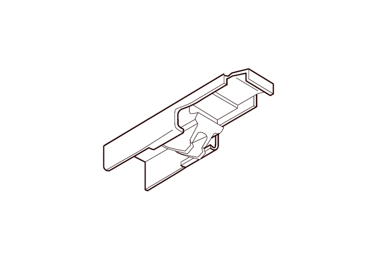 TOSO ND Takbeslag Enkel, Hvit 