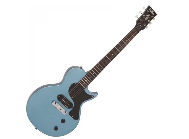 Vintage V120GHB Electric Guitar Gun Hill Blue