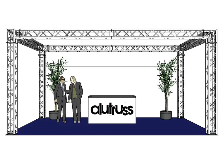 ALUTRUSS Truss set QUADLOCK 6082 Rectangle 7x4x3.5m (WxDxH) 