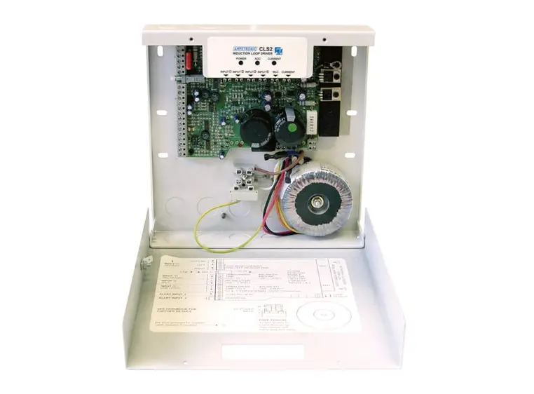 Ampetronic CLS-2 Teleslyngeforsterker 4,6A Veggmontering 