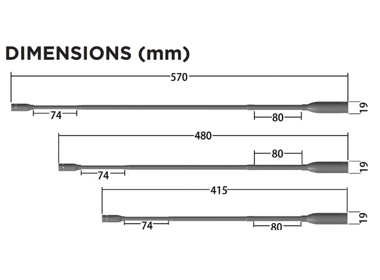Audix MG18 Svanehalsmikrofon, sort finis Kondensator, kardiode, 570mm 