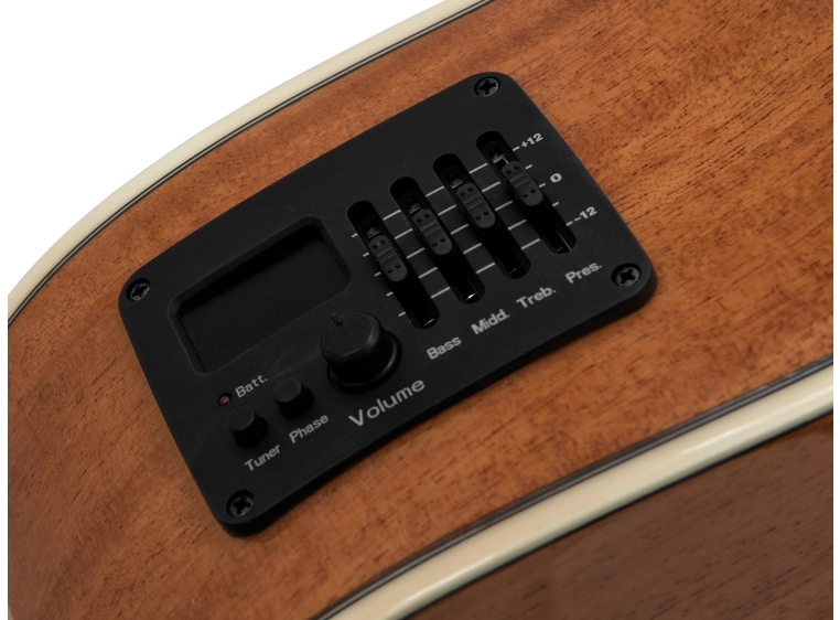 DIMAVERY JK-500 Western guitar Cutaway, nature 