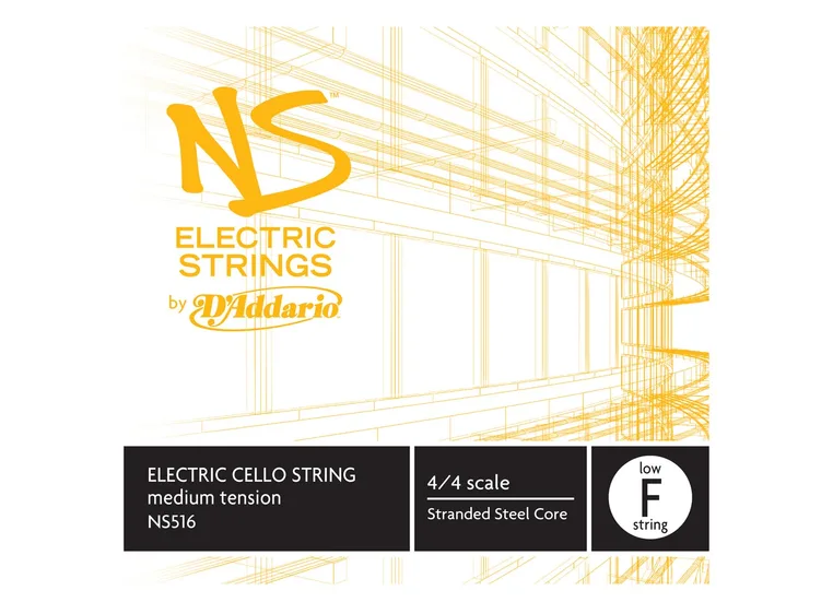 D'Addario NS516 LOW F El. Cello String NS Electric Low F 27.0 
