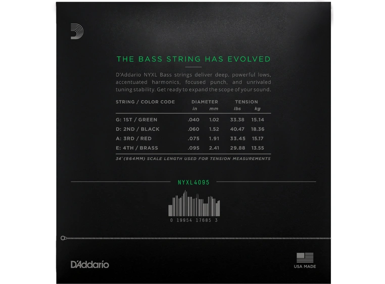D'Addario NYXL4095 (040-095) 