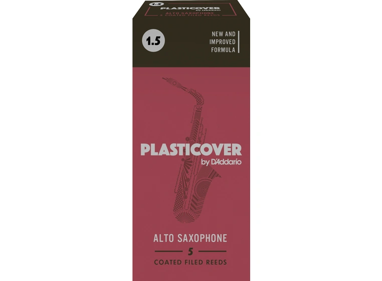 D'Addario RRP05ASX150 Altsaksofon Flis Plasticover Alto Saxophone 1.5 5 Pack 