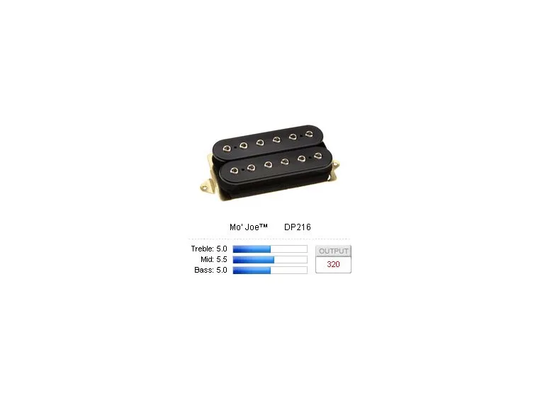 DiMarzio DP216FBK Pickup Humbucker Mo Joe F-Spaced Black 