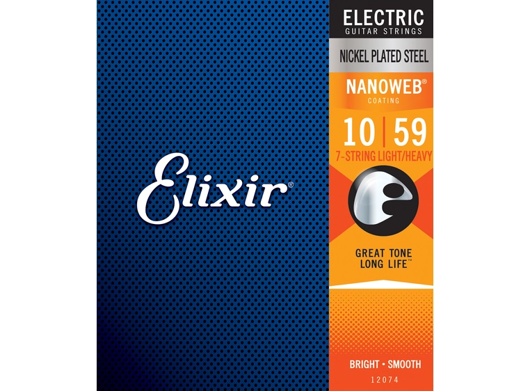 Elixir Nanoweb el-gitar 7str. (010-059) 12074 