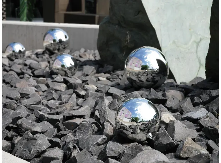 Europalms Deco Ball 30cm, silver 