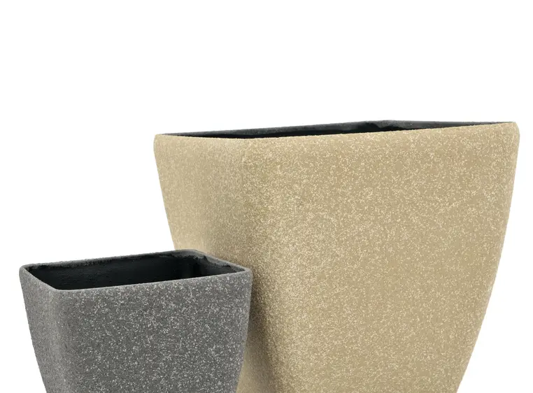 Europalms Deco cachepot STONA-41 rectangular,beige 