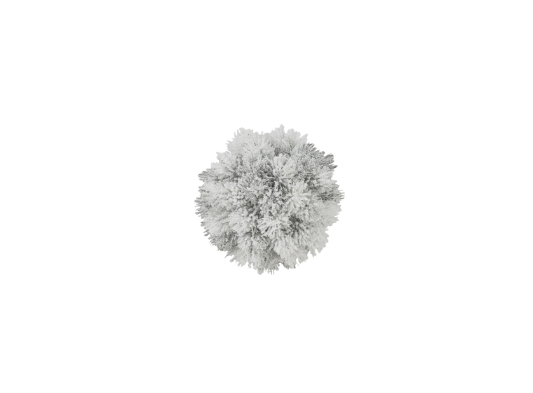 Europalms Pine ball, flocked, 15cm 