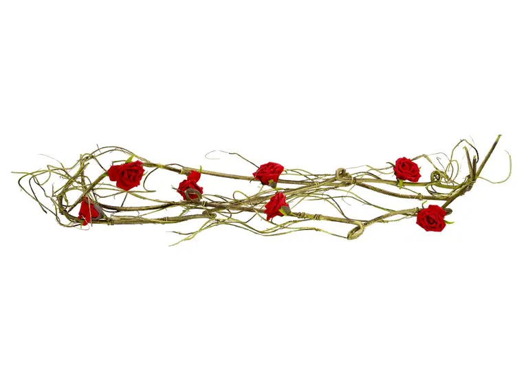 Europalms Rose Garland (EVA), red 