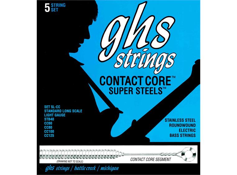 GHS 5L-CC Contact Core Light (040-125) 5-String