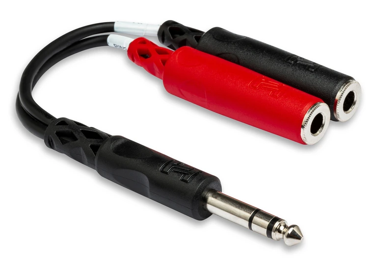Hosa YPP117 Y-kab StJ/2xMono Jack Hun 