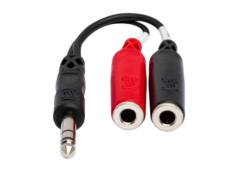 Hosa YPP117 Y-kab StJ/2xMono Jack Hun 