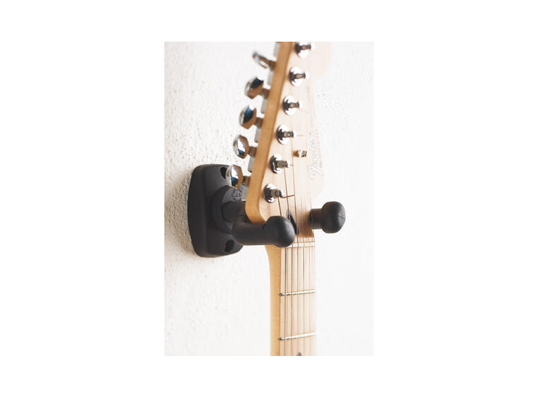 K&M 16250 Veggstativ for gitar Sort Gummibelagte støttearmer med mye gummi