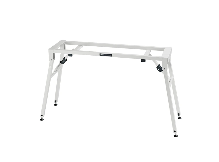 K&M 18953 Table-style stage piano stand ensfarget hvit, H: 600/1000 mm 