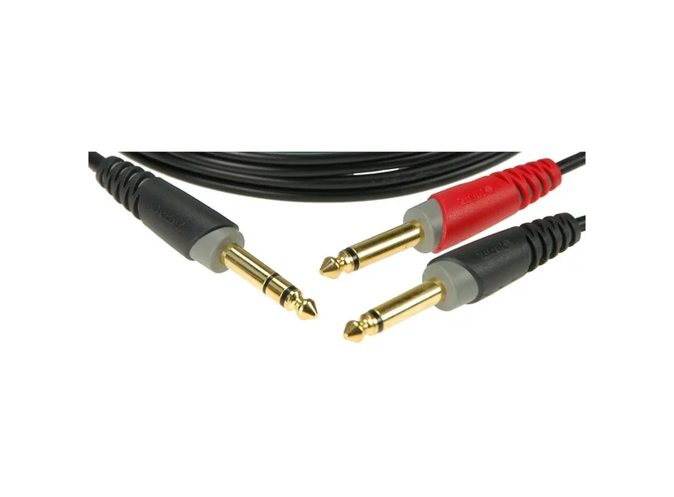 Klotz AY1-0600 Insert kabel Jack - 2X Jack 6m 